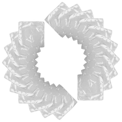 Servilletas de satén reutilizables cuadradas de poliéster lavables para decoración de eventos 2