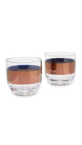 Tom Dixon Tank Whisky Glasses, Copper, One Size