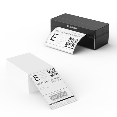 Image of Rongta RP425 Black Label Printer+500PCS Thermal Labels