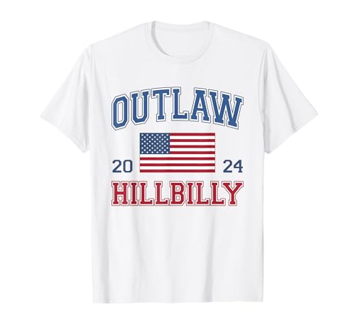 Trump Vance 2024 Donald Trump J.D. Vance Outlaw Hillbilly T-Shirt