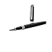 Produktbild Waterman Exception Rollerball (Modell Slim) (schwarz mit Silber-plattiertem Clip, mittlere Schreibspitze, schwarze Tinte, Geschenkbox)