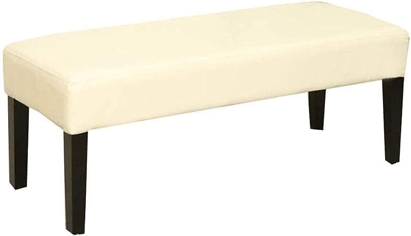 Repose-pieds ottoman rembourré similicuir bancs de lit entrée couloir 100cm