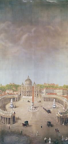 Affiche De Arts Vue de Saint-Pierre Auguste Simon Garneray Toile Paysage