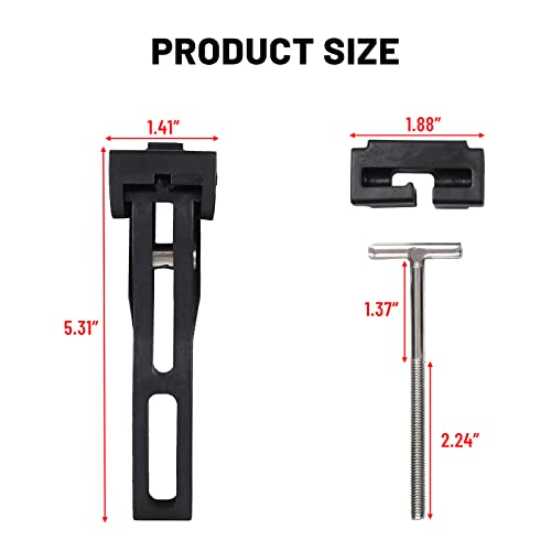 Universal Truck Tonneau Cover Replacement And Accessories Part Kit For Hard Truck Bed Cover Include Nut, T-Bolt And Tonneau Cover Clamp #TOP5