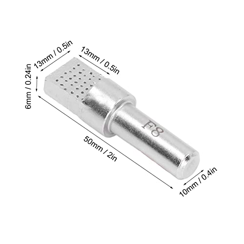 MUNEFE Schleifscheibenabrichter, Diamantbeschichtete Abricht- und Entgratwerkzeuge, Diamant-Schleifscheibenabrichter für braune und weiße Korund-Schleifscheiben (10-mm-Schaft)