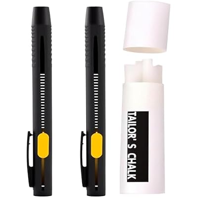 Heat Erasable Fabric Marking Pen Set, 2 Pens with 20 Refills, for Sewing, Quilting, Embroidery