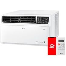 LG 12,000 BTU Dual Inverter Smart Window Air Conditioner, Cools 550 Sq. Ft., Ultra Quiet Operation, Up to 35% More Energy Savings, Energy Star, with LG ThinQ, Amazon Alexa and Hey Google, 115V