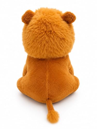 Image of Cute Lion Soft Toy for Kids, Ultra Soft Plush Stuffed Animal Toy, Huggable Cuddly Teddy for Boys & Girls, Birthday Gift, Home Decor, Brown Lion Plush 18 cm