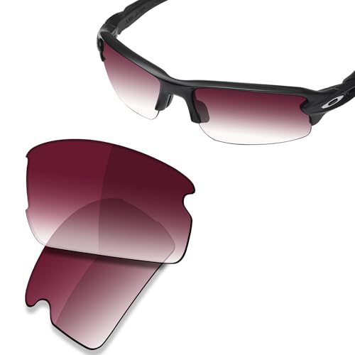Image of SAUCER Premium Replacement Lenses & Rubber Kits for Oakley Flak 2.0 OO9295 | UV400 Protection, Anti-Scratch, Precise Fit