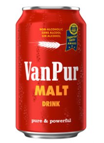 VanPur Natural Malt Beverage, Classic Flavor 11.15 Fluid Ounce (33cl) Cans (Pack of 6)