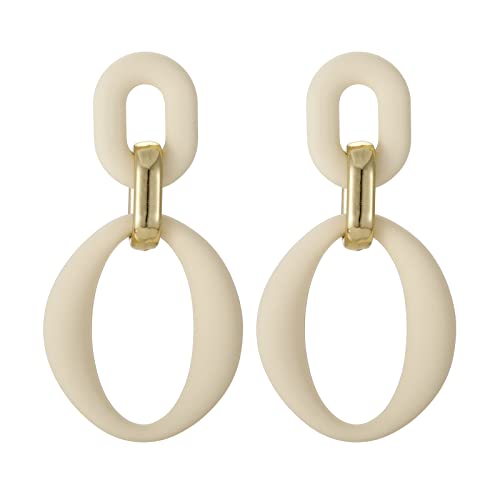 Acrylic Rectangle Earrings, Fashion Acrylic Square/Oval/Hoop Statement Drop Earrings for Women