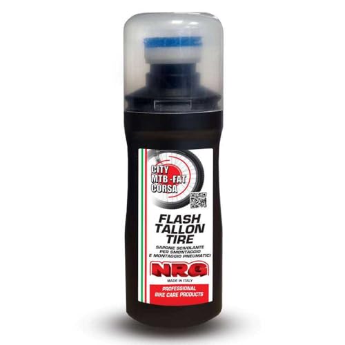 NRG 8006231781598, Barattolo ST Sapone SCIVOLANTE Mont. GOMME 100 ML Unisex Adulto, Nero, Taglia Unica