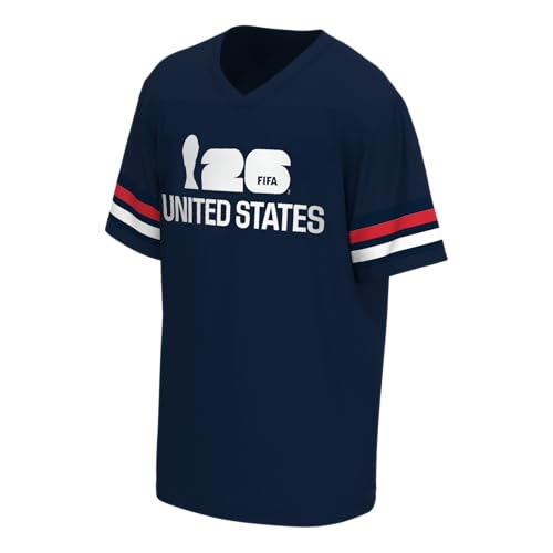 Image of Outerstuff FIFA World Cup 2026 Mens Short Sleeve V-Neck Football Jersey