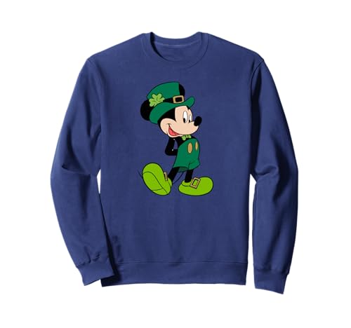 Sweat Mickey Disney Saint-Patrick pour éviter le froid lors des défilés