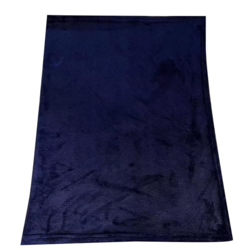 Flannel Coral Velvet Solid Color Blanket for Kids & Pets, 50x70cm - image 3