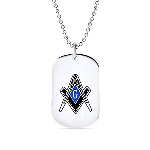 Collier franc-maçon acier inoxydable robuste qui ne rouille pas