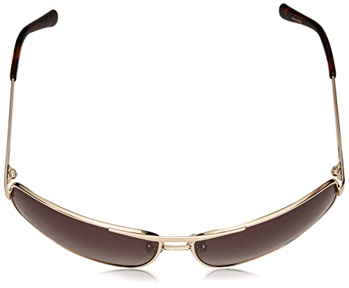 GUESS Men's Wrapped Navigator Pilot Sunglasses, Gold, 68mm by GUESS - Image 4