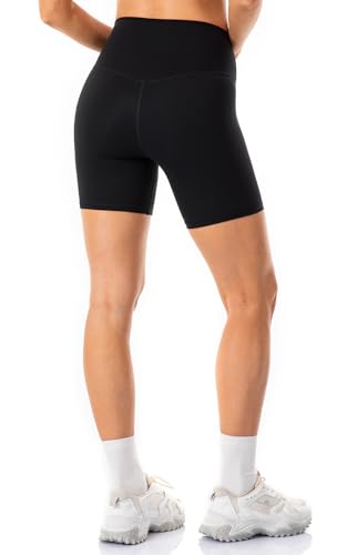 Lavento Women's All Day Soft Yoga Shorts 4"/ 6" - Workout Gym Running Active Biker Short for Woman3