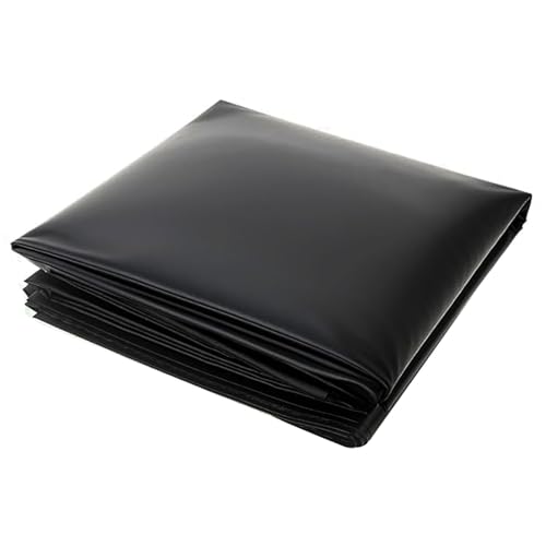 Membrane de jardin flexible et imperméable en PEHD noir 0,2 mm pour bâche de bassin 6x9m