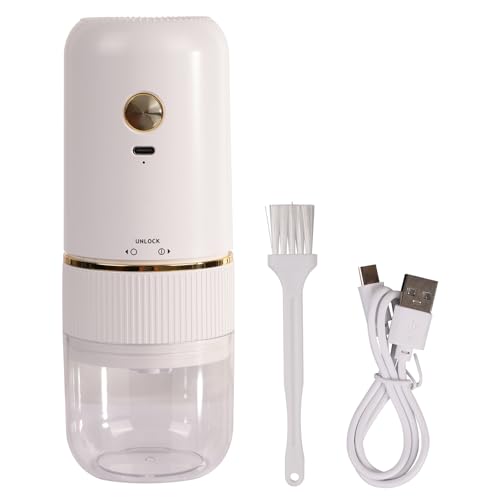 LONGMON Electric Pill Crusher,Electric Pill Grinder,Easy Fine Powder Adjustable Coarse to Fine Grind, Portable Cordless Ceramic Grinder