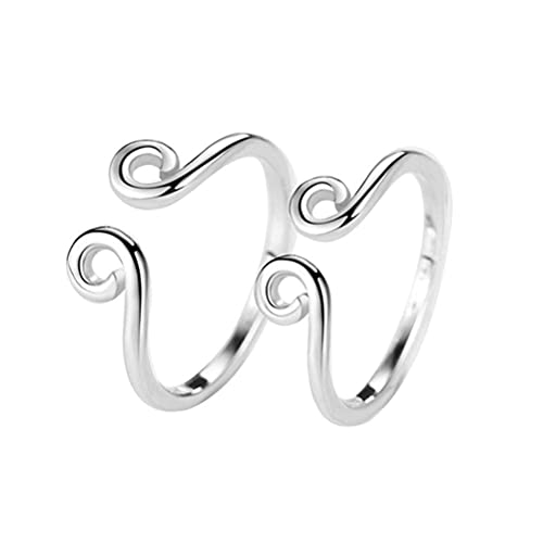 Bague ethnique en métal S925 ajustable et bijoux sterling pour homme femme amoureux