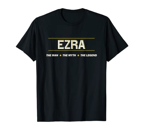 EZRA - the Man the Myth the LEGEND | Mens Boys Name - Funny T-Shirt