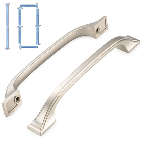 KOOFIZO 10 Pack 5 in Brushed Nickel Cabinet Pulls, Drawer Handles 1958