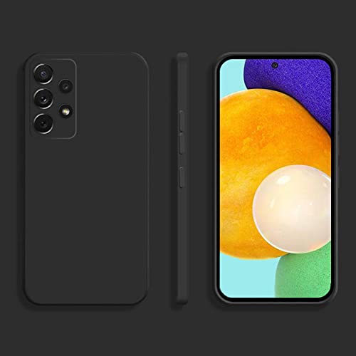 Coque Samsung Galaxy A03S carrée en silicone souple noir fin