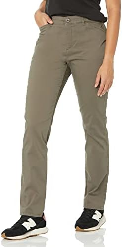 Gloria Vanderbilt Women's Anita Straight Leg Pant, Toasted Brown, 12