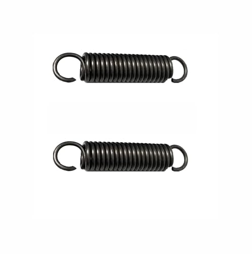 Genérico 2 Piezas Resortes De Extensión con Gancho Muelle, Longitud Libre 100mm, Diámetro del Cable 3mm, Diámetro Exterior 20mm