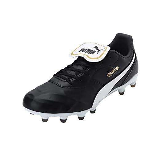 PUMA Unisex King Top Fg fotbollsskor, Puma Svart Puma Vit, 39 EU