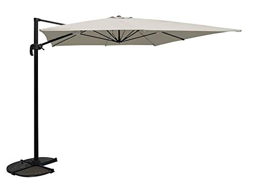 Chalet-Jardin Parasol déporté carré Deauville - Ecru Cover