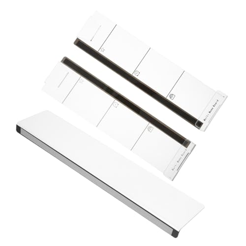 OSALADI 3pcs Monitor Memo Board Acrylic Side Note Holder for Desk Organization Easy Maintenance Message Board for Office Home Study Room Compact Screen Notes Holder