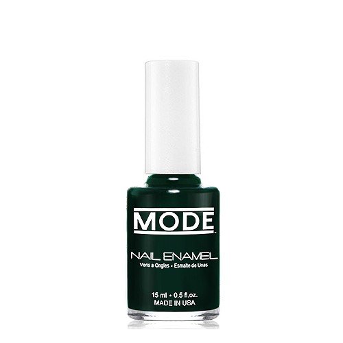 MODE Nail Enamel Shade #143 Black Emerald Green in Cream