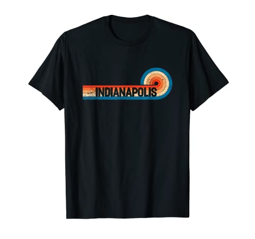 Retro Indianapolis - Camisa vintage de la ciudad indianápolis Camiseta