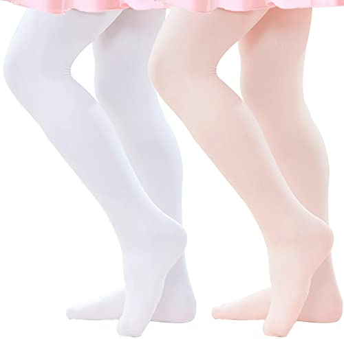 Image of danswan Ballet Dance Tights Footed Ballet Legging Stocking for Girls Students Practice (Kids /Women /Toddler)