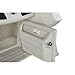 Lippert Sunset Collection Pontoon Console, Locking Dry Storage, Durable Rotationally Molded Poly Frame, Marine-Grade Hardware, Built-in Drainage Channels, 36.6