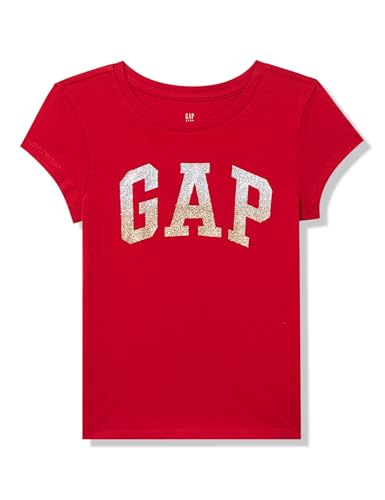 Image of Gap Girls Short Sleeve Logo Tee T-Shirt