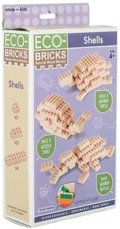 Miniatura 4 de Eco-Bricks 3 en 1 construye conchas  Bloques de construcción para niños respetuosos con el medio ambiente  Crea 3 conchas diferentes  tortuga,