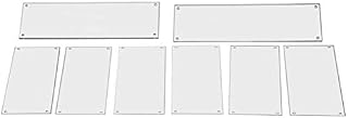 Marketing Holders Siding Edge Liner 13 13/16"W x 6"H Acrylic Sheet 8 Pack