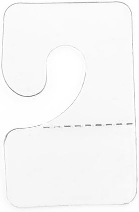 JewelrySupplyClear J-Hook Hang Tabs (200-Pcs.) Hook Hang Tabs Slatwall Hook Hangers