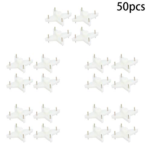 Image of Aicosineg Hardwall Hanger Mount Non-Mark Hook Photo Picture Frame Hanger for Fasteners Wooden Doors Concrete Hooks Wall Wallpaper Walls Hardware White Tone 50pcs