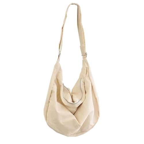 Image of Nylon Crescent Crossbody Bag for Women Men Casual Tote Handbag | Nylon