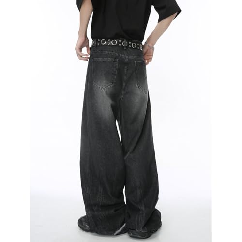 Men's Denim Jeans Vintage Straight Leg Relaxed Loose Casual Daily Weekend Commuter Pants for Men3