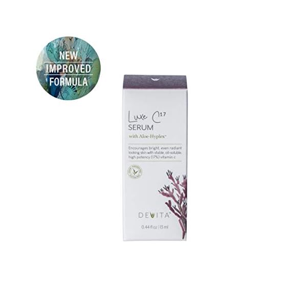 Luxe-C17-Vitamin-C-Serum-For-Face-with-AloeHyplex-by-DeVita-age-defying-serum-for-dark-spots-wrinkles-with-stabilized-17-vitamin-c-for-sensitive-skin-13ml Luxe C17 Vitamin C Serum For Face with AloeHyplex by DeVita - age defying serum for dark spots, wrinkles with stabilized 17% vitamin c, for sensitive skin -13ml