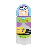 Estuche Escolar Toy Story Buzz Lightyear - Estuche pequeño de Silicona para niñas y niños │ Vuelta al Cole : Material Escolar y papeleria Disney│ Extensible, Impermeable y con Cremallera