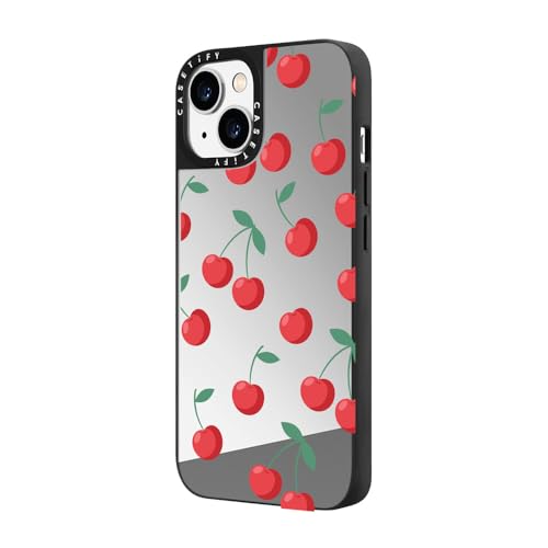Coque miroir iPhone 14 CASETiFY Cerises pour des selfies parfaits partout