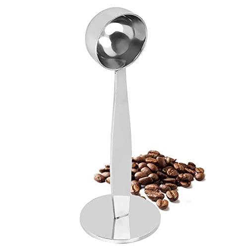 Cuillère Doseuse pour Café MoulCuillère à Café et Tamper, Tamper à thé à Café Double Usage, Cuillère à Café et Tamper,pour Boissons Instantanées en Poudre de Protéine de Café Cover