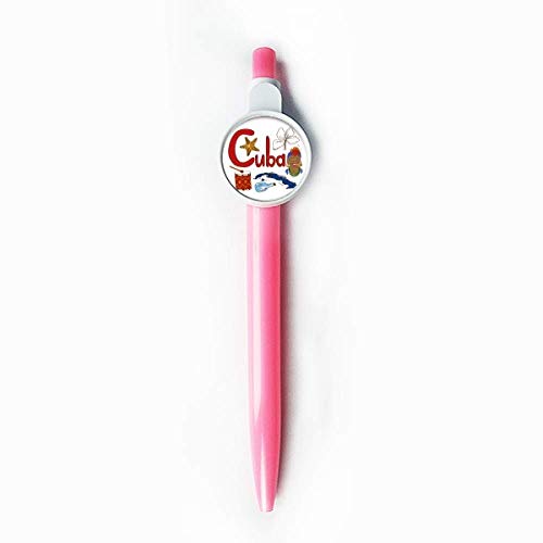 Stylo Cuba rétractable à encre bleue, cadeau parfait pour passionnés