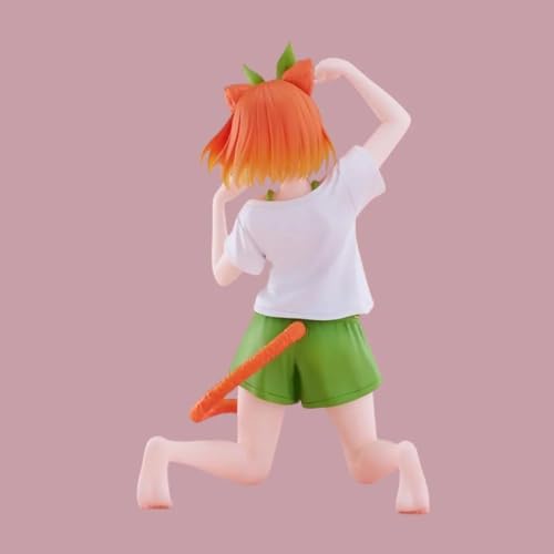 Image of 15cm Yotsuba Nakano Sitting Action Figure for Home Table - Desk & Car Deskboard Decor | The Quintessential Quintuplets - Nakano Yotsuba Figure Gift for Kids, Family & Friends (Yotsuba)